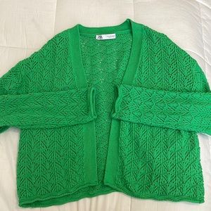 Zara Crochet Cardigan